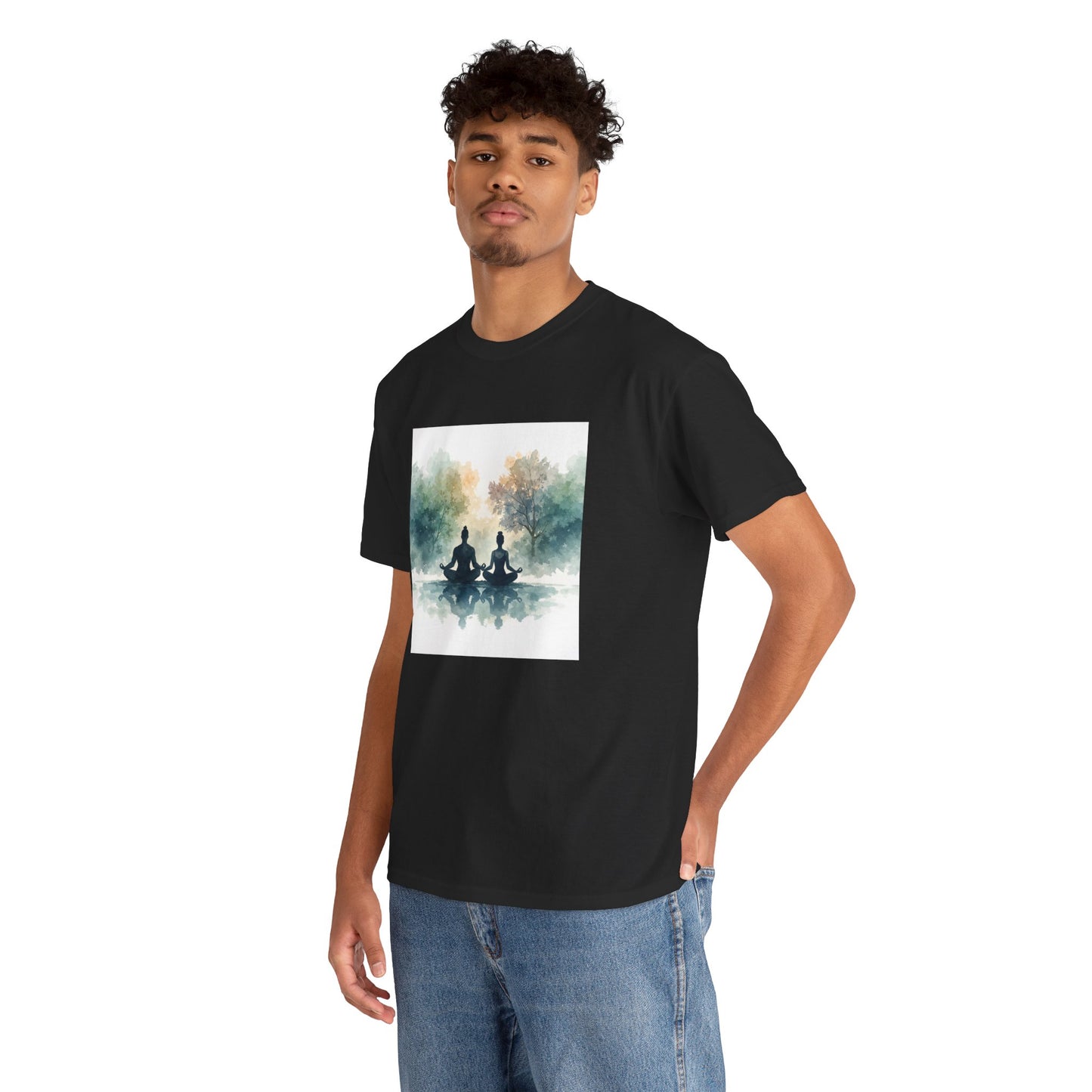 Calm Reflection Meditation T-Shirt | Eco-Limited