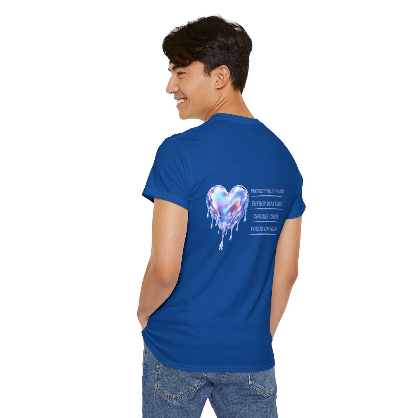 Protect Your Peace Heart Graphic T-Shirt | Eco-Limited