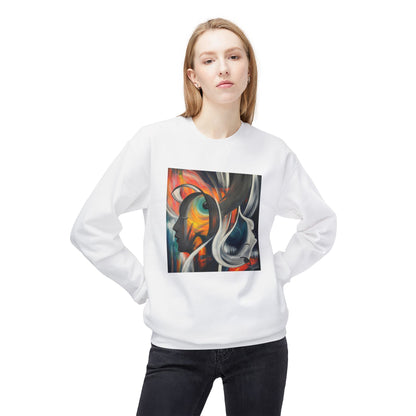 Abstract Expression Portrait Sweatshirt | Eco-Limited