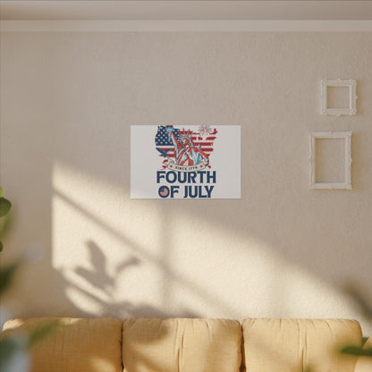 Fourth of July Canvas Wall Art