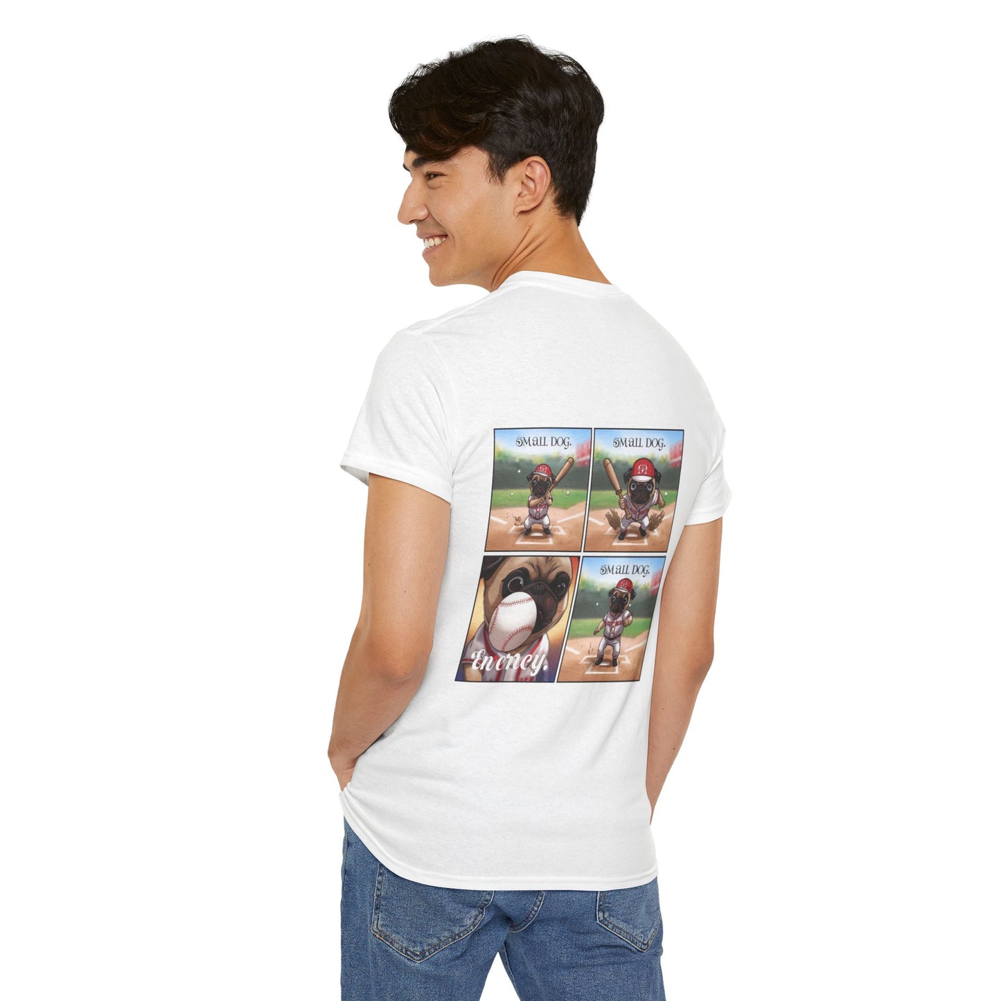 Small Dog Big Energy T-Shirt | Eco-Limited