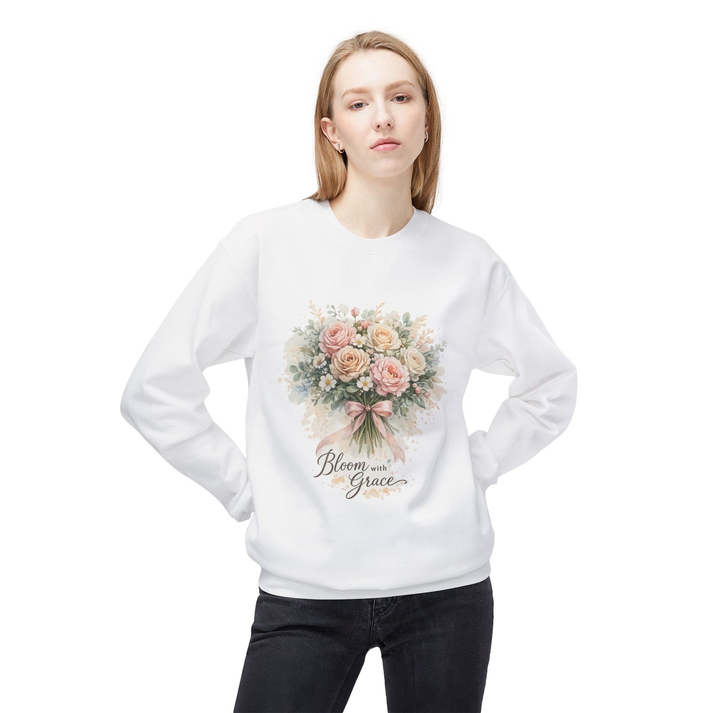 Bloom With Grace Sweatshirt | Eco-Limited