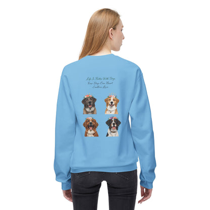 Four Dogs One Heart Sweatshirt | Eco-Limited