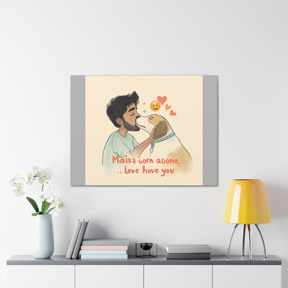 Love Never Leaves Canvas | Eco-Limited