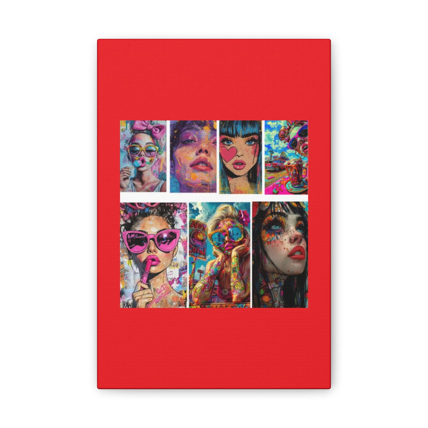 Pop Art Muse Canvas | Statement Wall Art