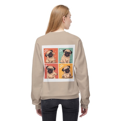 Pug Pop Art Sweatshirt | Eco Limited