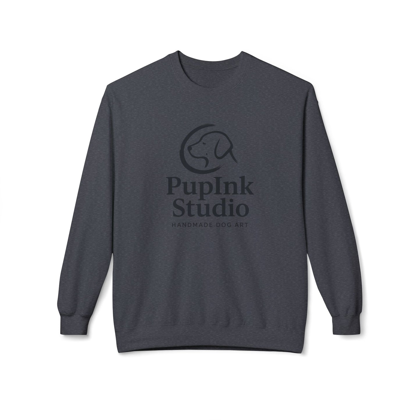 Handmade Dog Art Log Sweatshirt | Eco-Limited