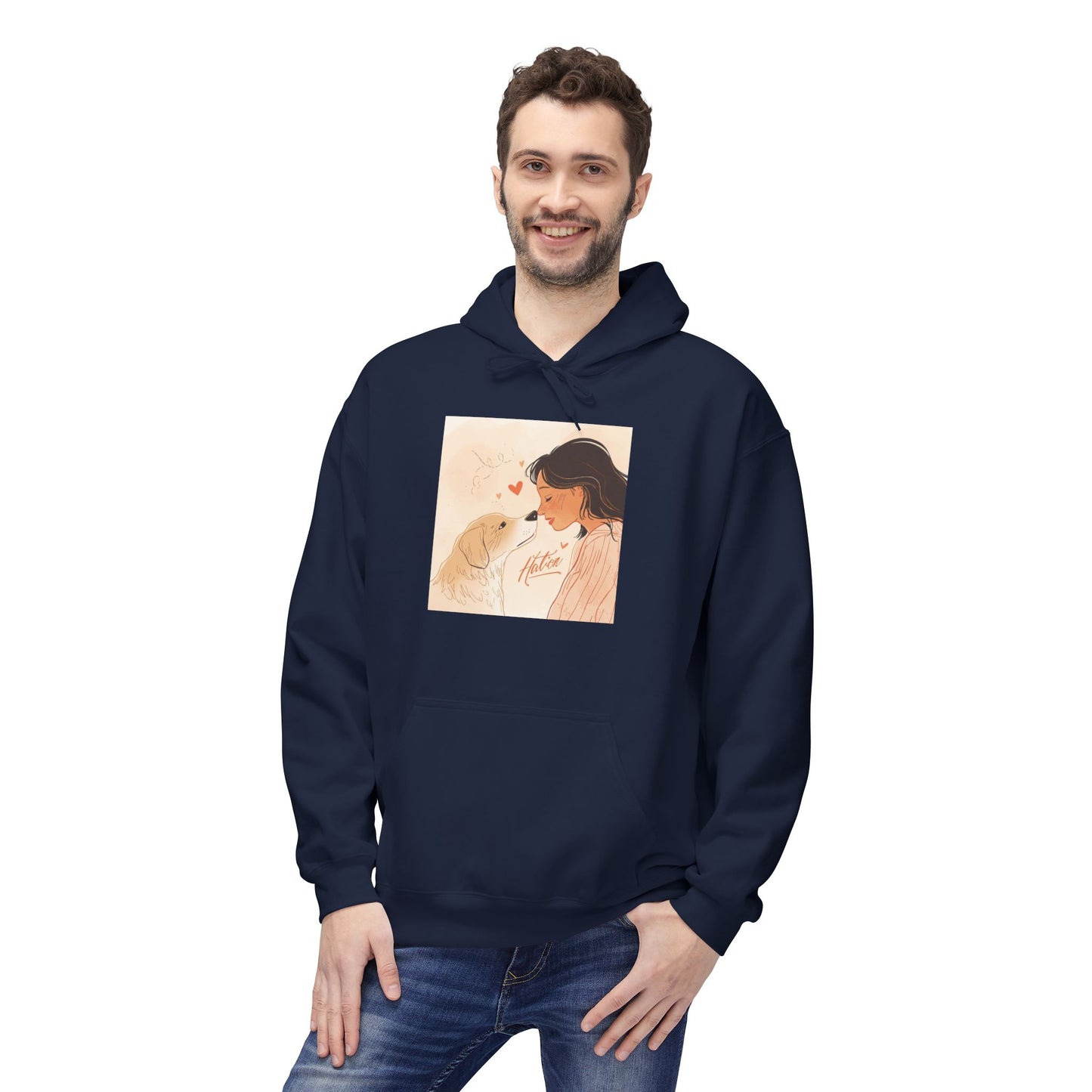 Dog Mom Love Moment Graphic Hoodie Gift | Eco-Friendly - Limited