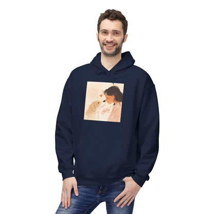 Dog Mom Love Moment Graphic Hoodie Gift | Eco-Friendly - Limited