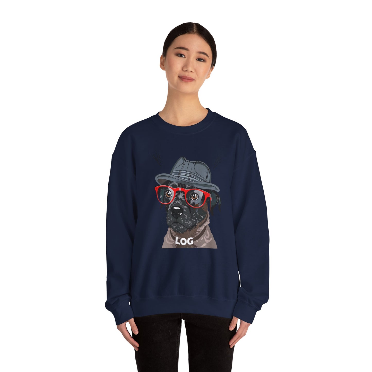 LOG Street Dog Art Sweatshirt | Eco-Limited