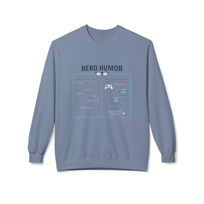 Nerd Humor Caffeine Chart Crewneck Sweatshirt | Eco-Limited