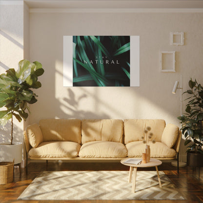 Stay Natural Botanical Canvas Wall Art