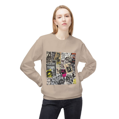 Punk Collage Art Graphic Sweatshirt | Eco-Limited