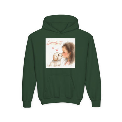 Sweethearts Puppy Moment Children Hoodie | Eco-Limited
