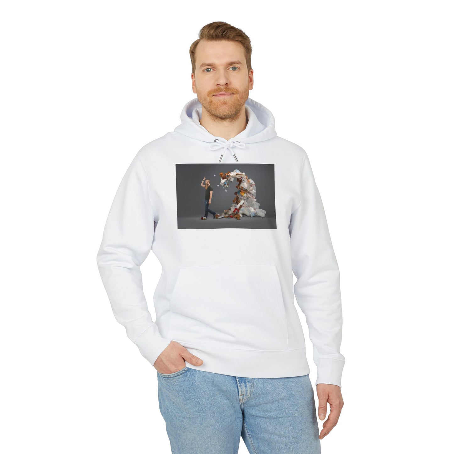 Organic Concept Art Graphic Hoodie | Eco-Limited