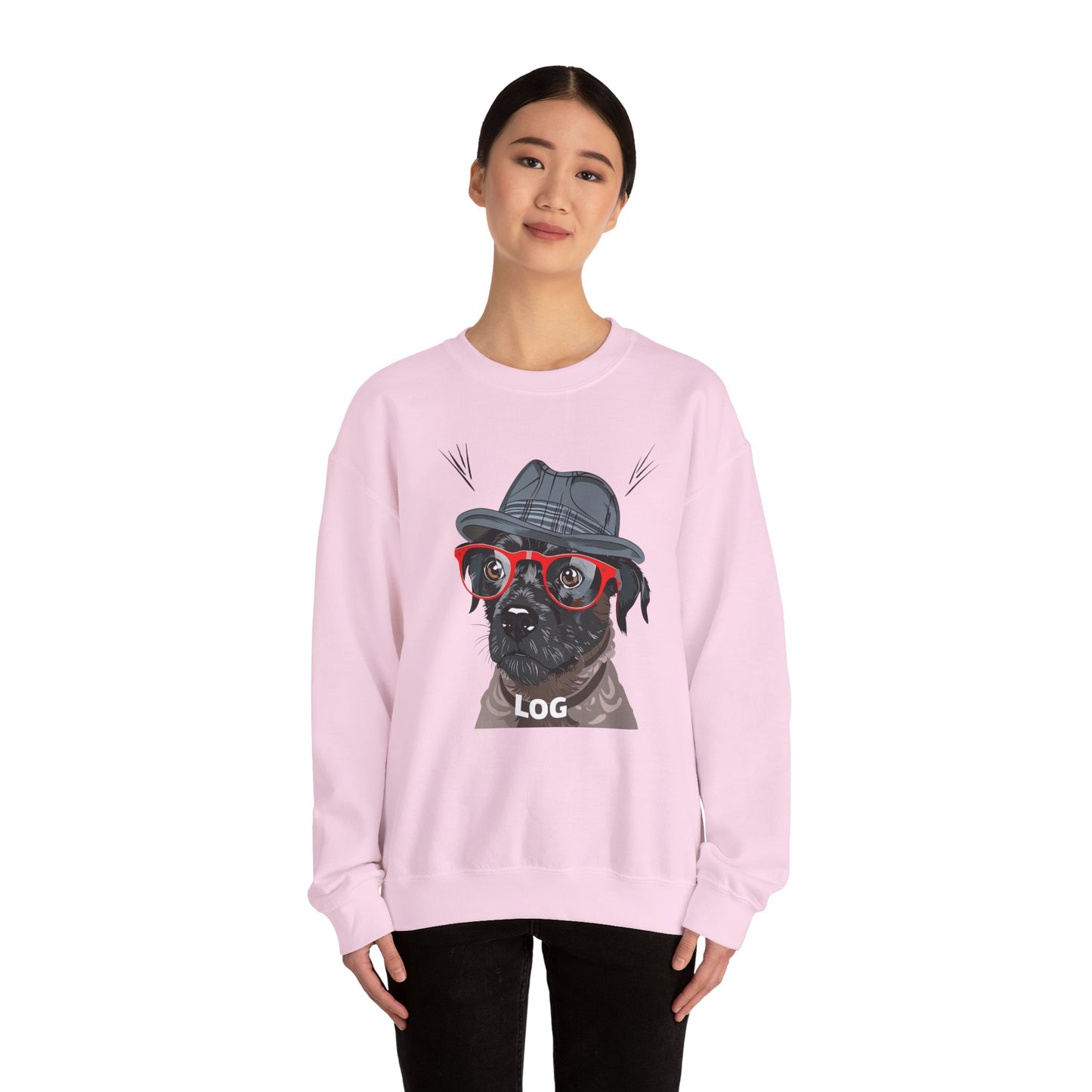 LOG Street Dog Art Sweatshirt | Eco-Limited