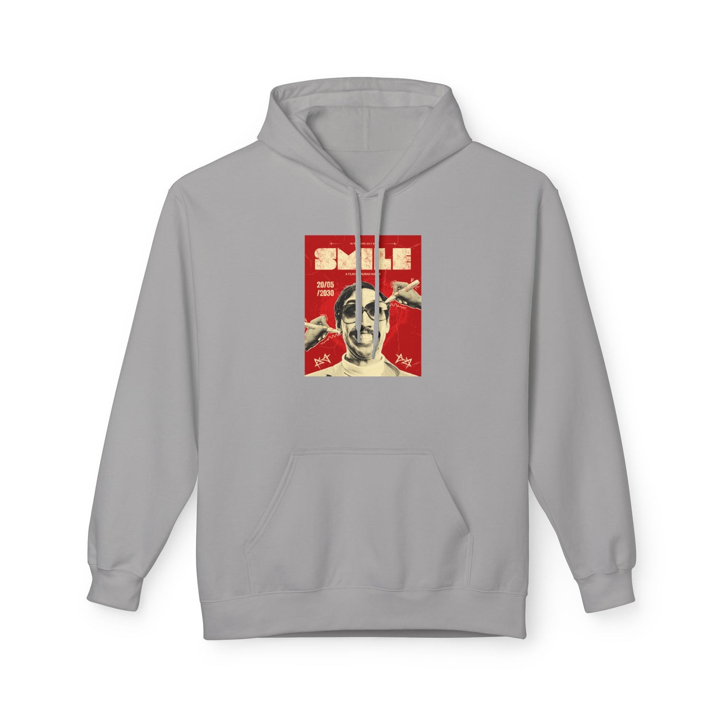 Bold Red Poster Graphic Hoodie | Street Art Edition