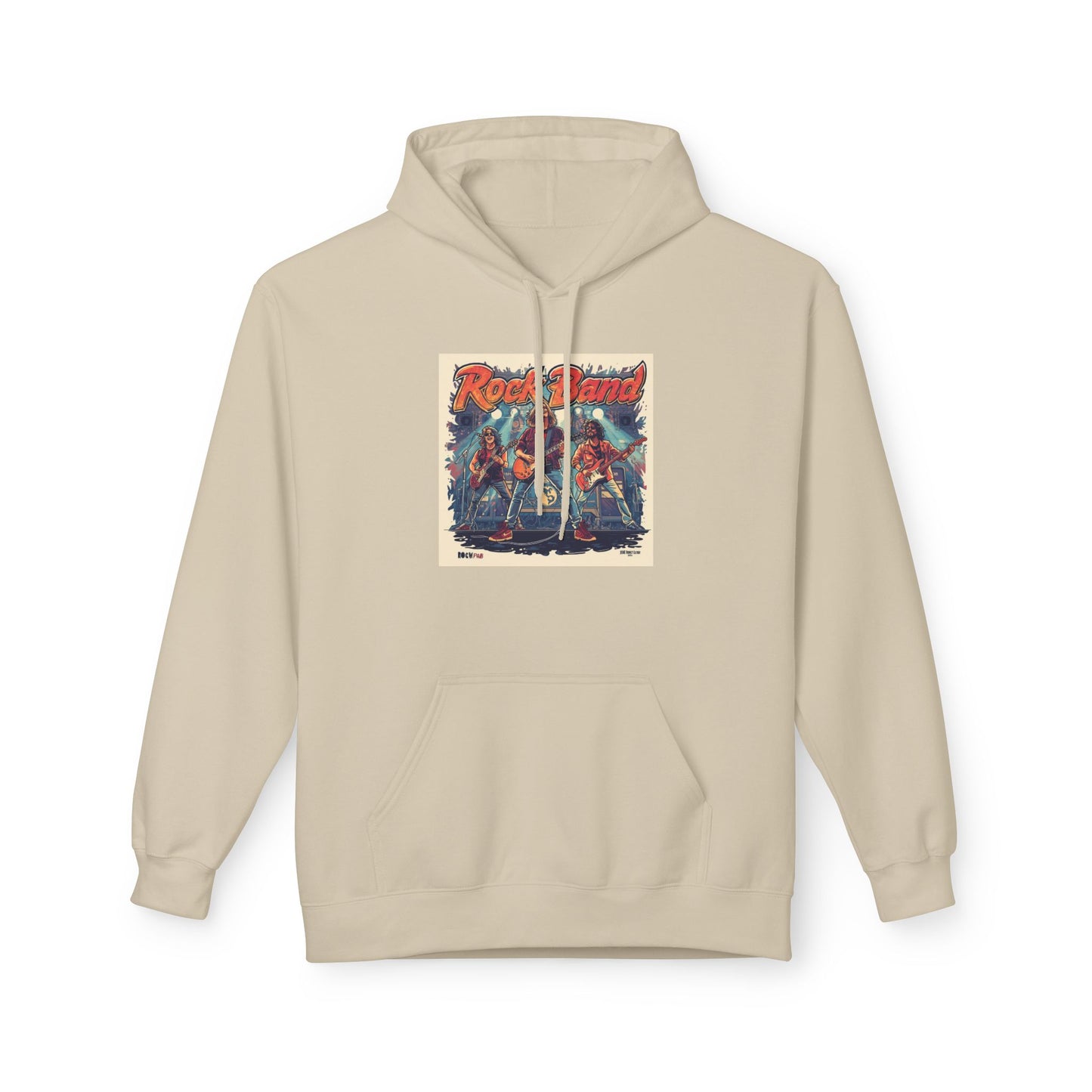 Retro Rock Band Vintage Poster Hoodie|Eco-Friendly - Limited
