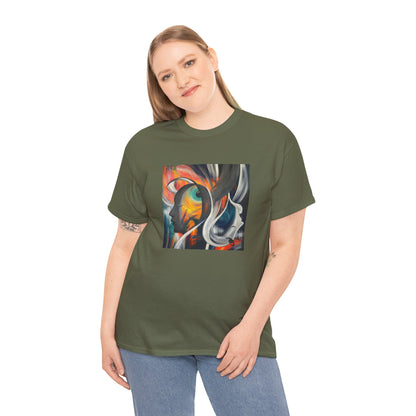 Abstract Expression Portrait T-Shirt | Eco-Limited