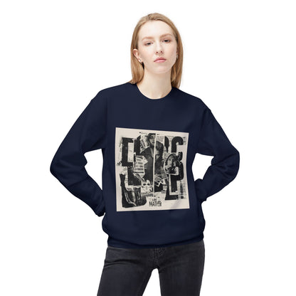 Life Matter Collage Graphic Sweater | Eco - Limited