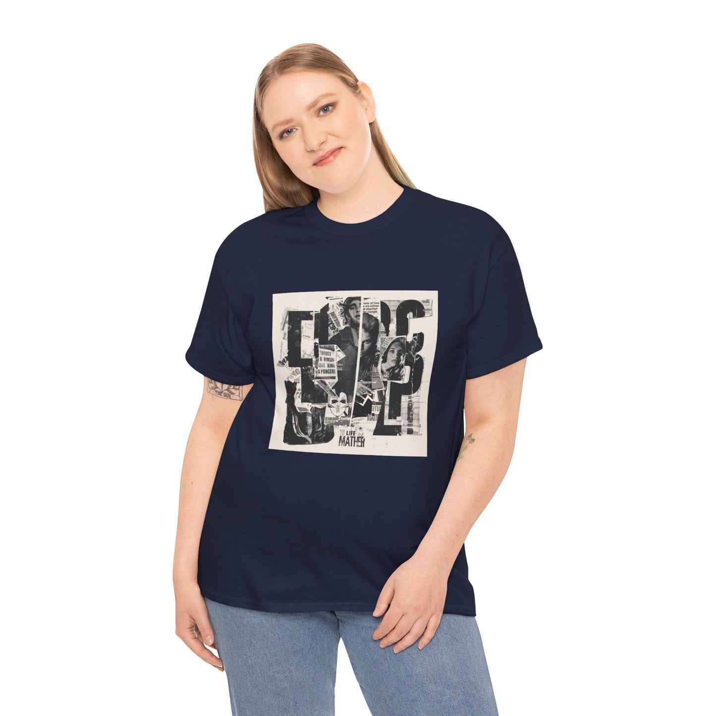 Life Matter Collage Graphic T-Shirt | Eco - Limited