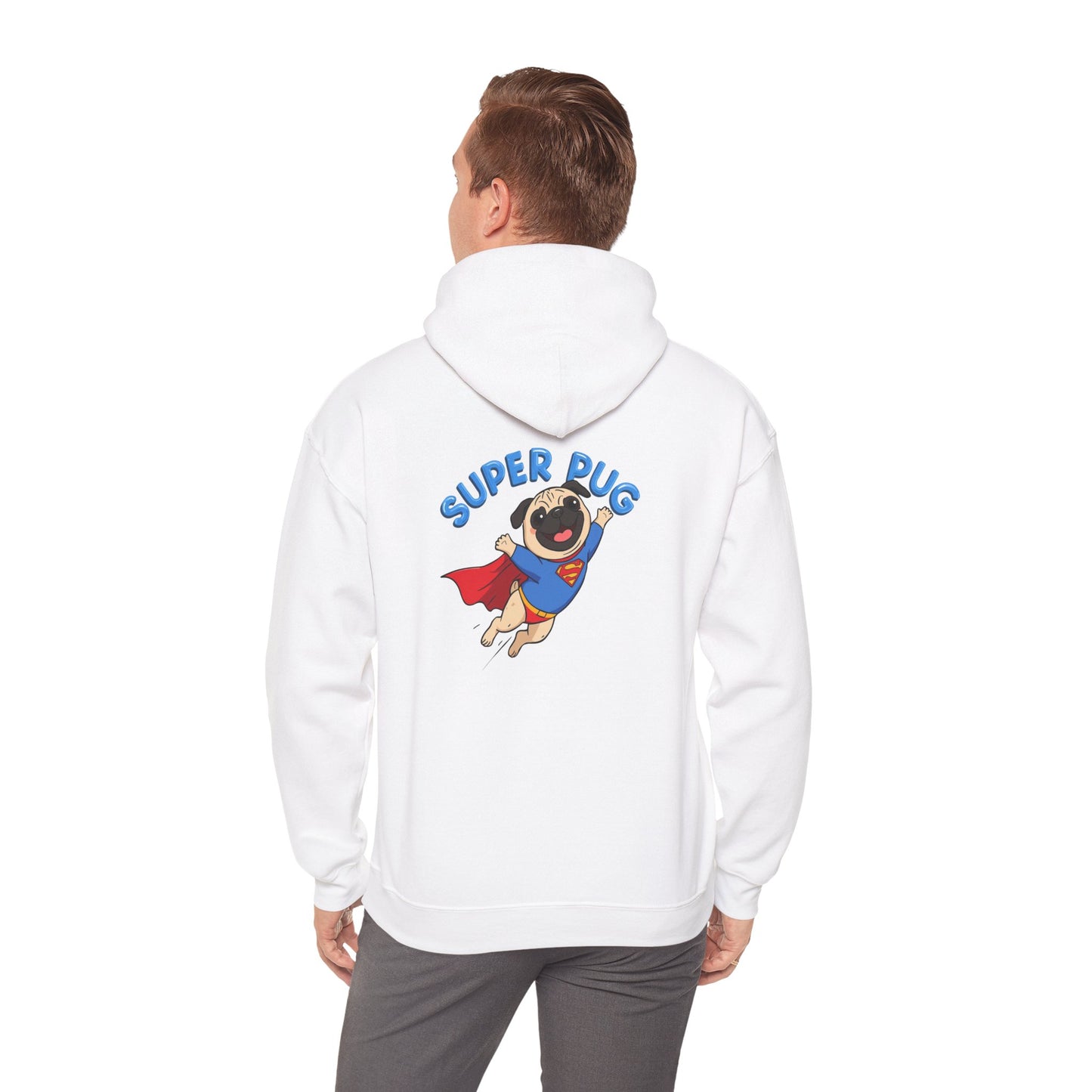 Super Pug Hero Hoodie | Eco-Limited