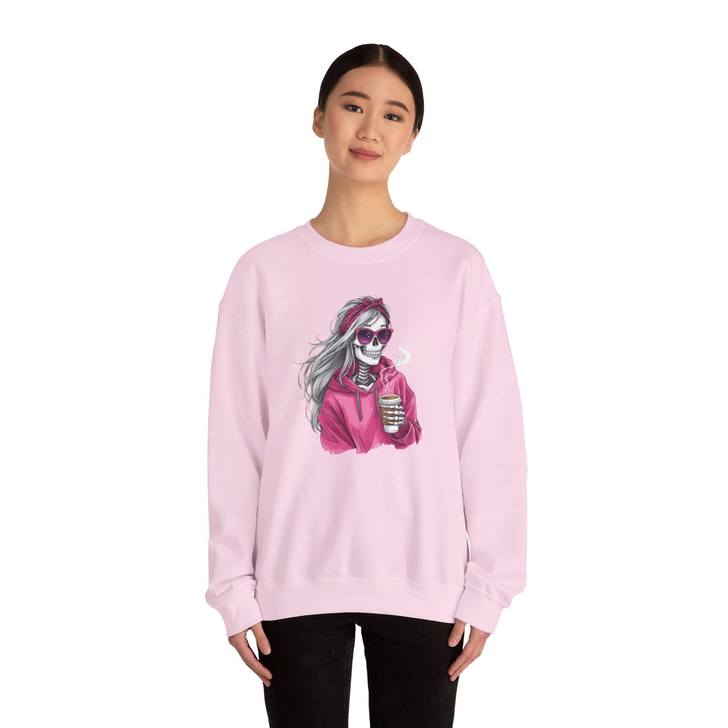 Coffee Rebel Skeleton Sweatshirt | Eco-Limited