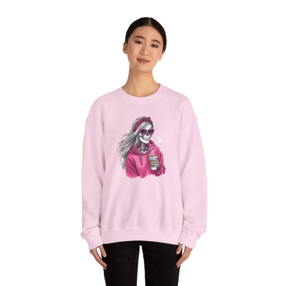 Coffee Rebel Skeleton Sweatshirt | Eco-Limited