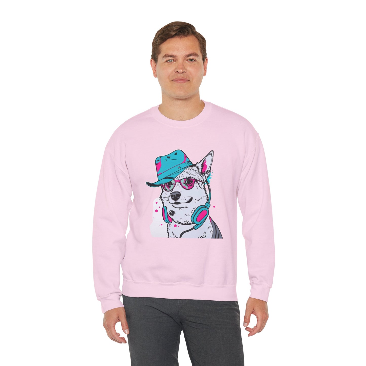 Urban DJ Dog Art Sweater | Eco-Limited