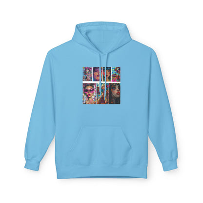 Color Pop Fashion Art Graphic Hoodie | Eco-Limited