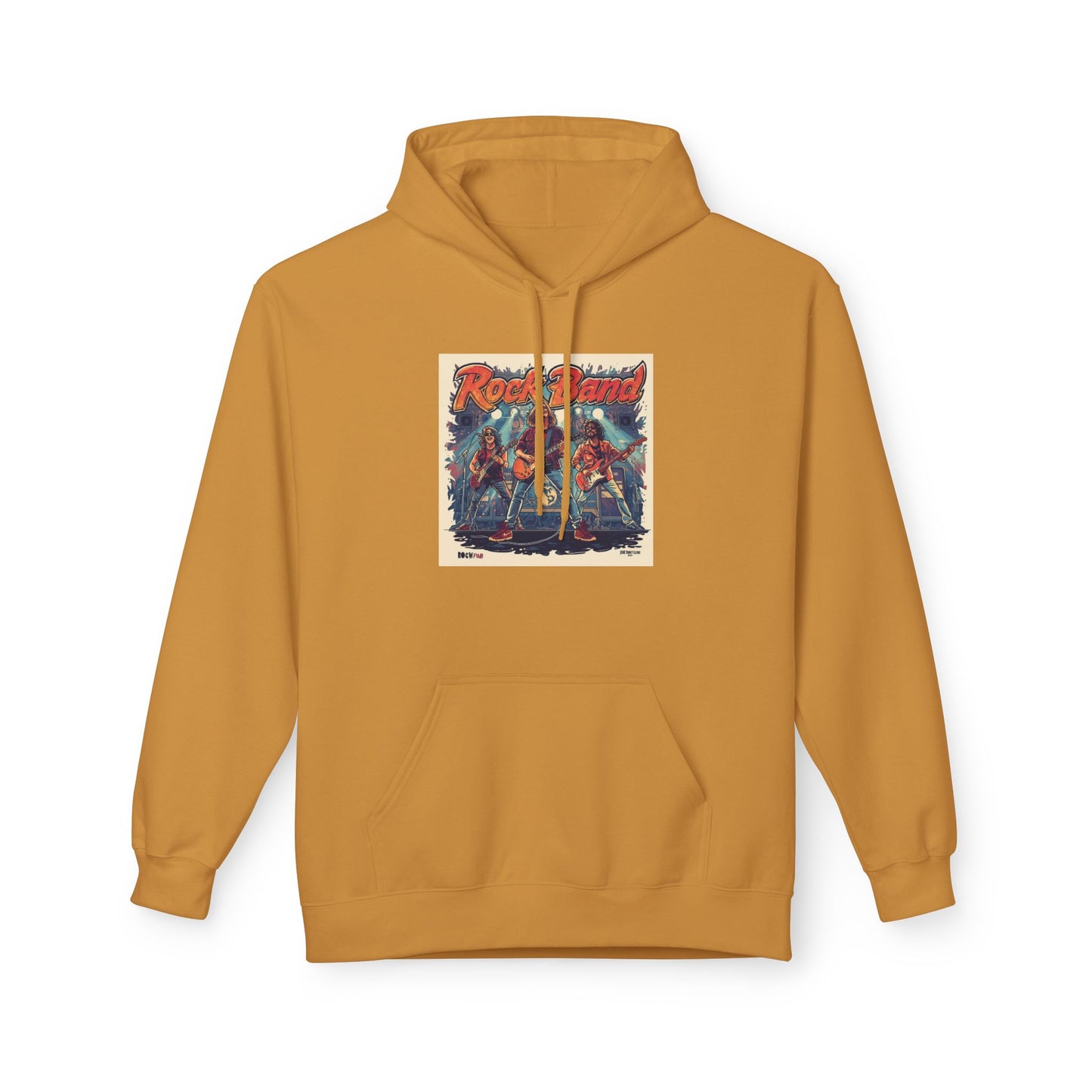 Retro Rock Band Vintage Poster Hoodie|Eco-Friendly - Limited