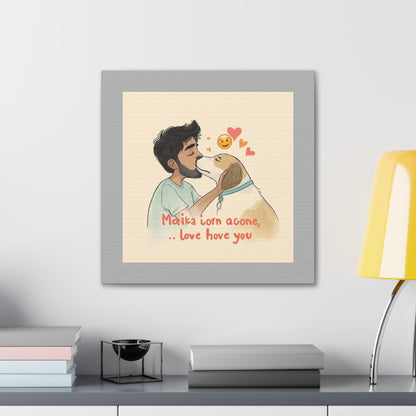 Love Never Leaves Canvas | Eco-Limited