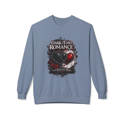 Dark Emo Romance Heart Sweatshirt | Eco-Limited