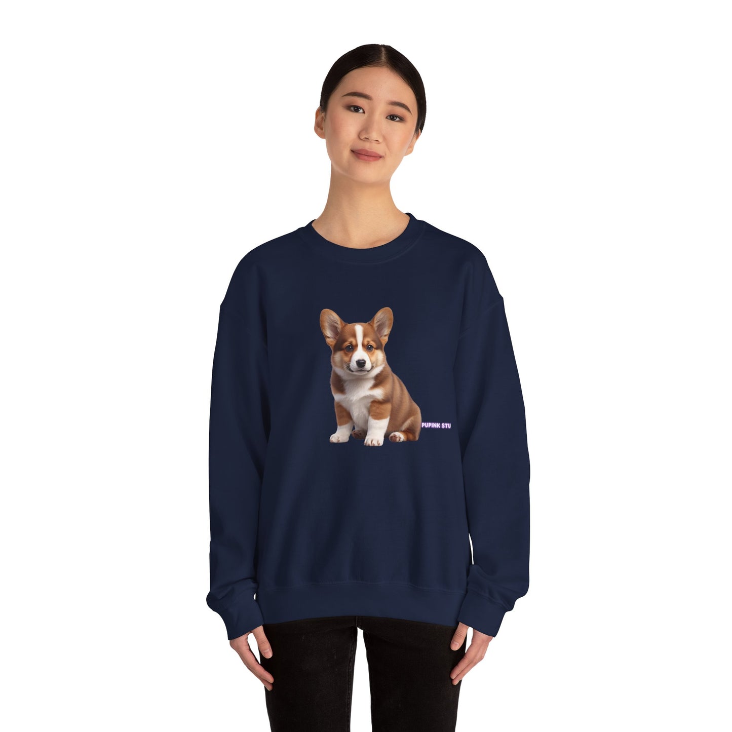 Corgi Puppy Graphic Sweatshirt|Eco-Friendly - Limited