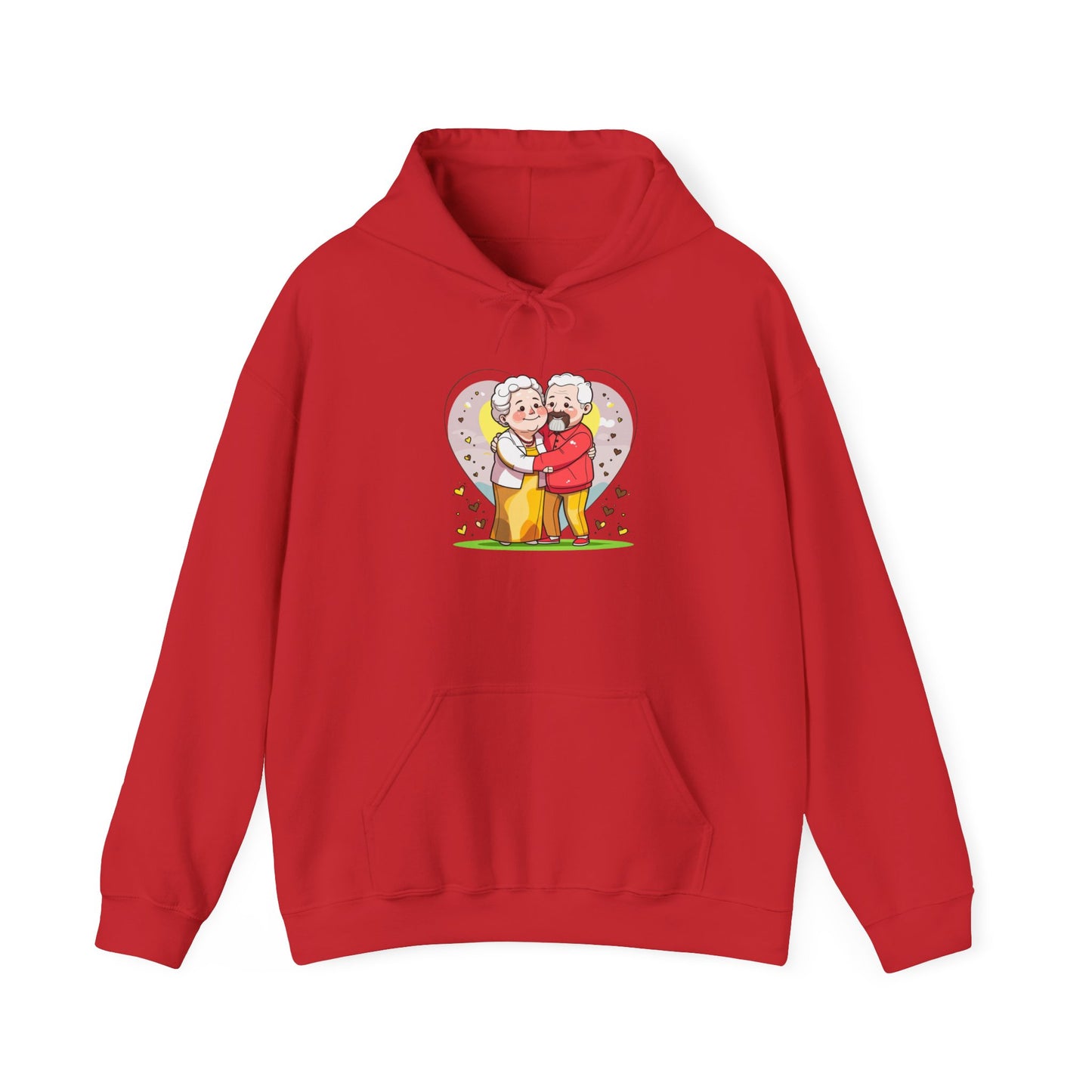 Heartwarming Elderly Couple Hoodie – Cozy Gift Style