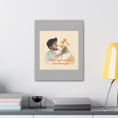 Love Never Leaves Canvas | Eco-Limited