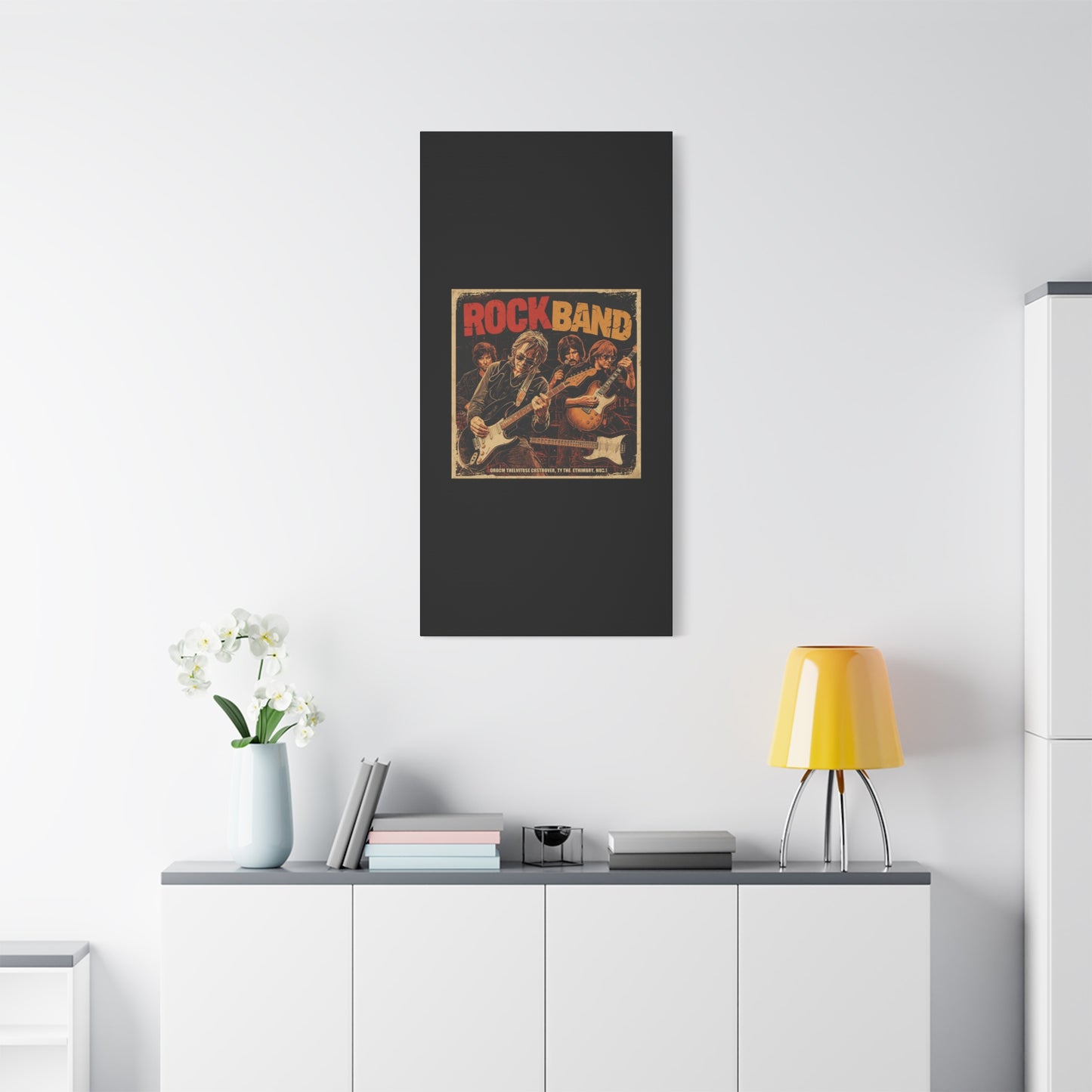 Rock Band Vintage Canvas Wall Art | Eco - Limited