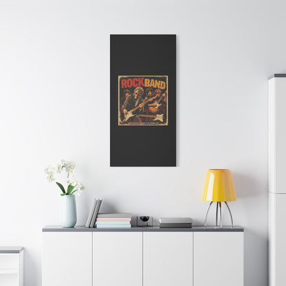 Rock Band Vintage Canvas Wall Art | Eco - Limited