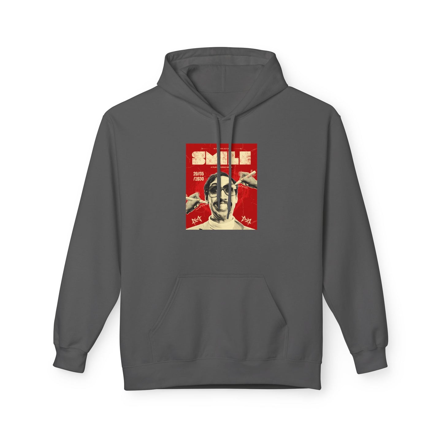 Bold Red Poster Graphic Hoodie | Street Art Edition