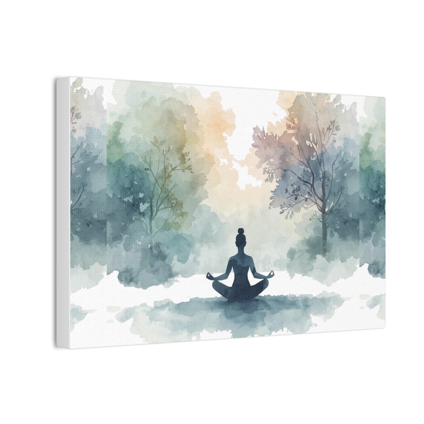 Peace Within Meditation Canvas Wall Art | Eco-Limited