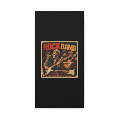Rock Band Vintage Canvas Wall Art | Eco - Limited
