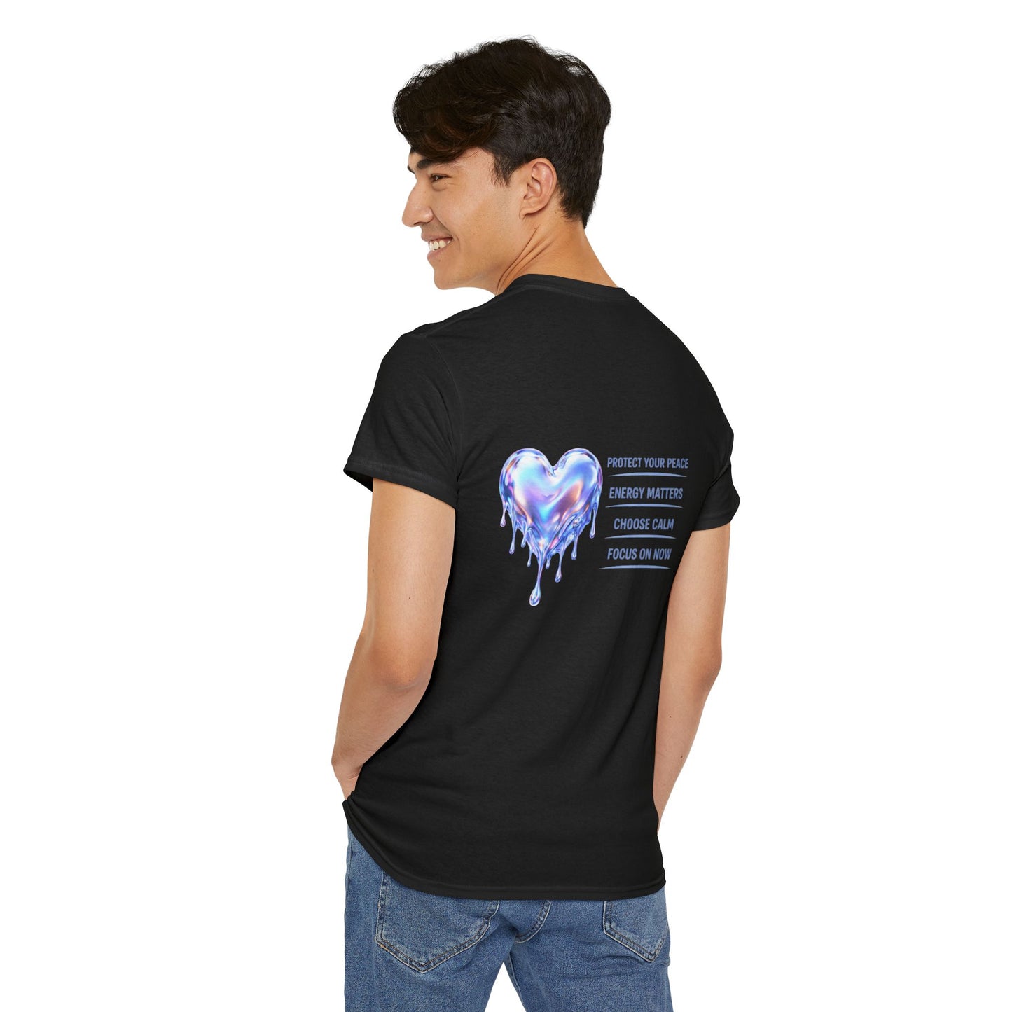 Protect Your Peace Heart Graphic T-Shirt | Eco-Limited