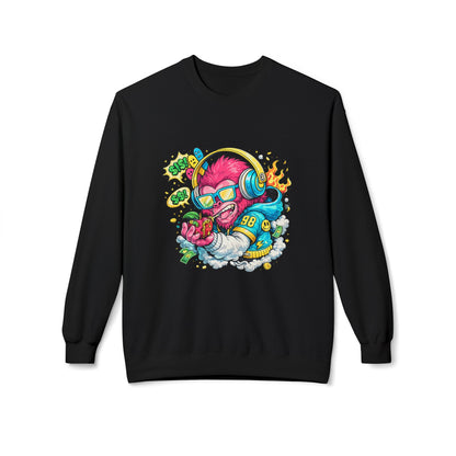 Juicy Vibes Monkey Graphic Sweater | Eco - Limited