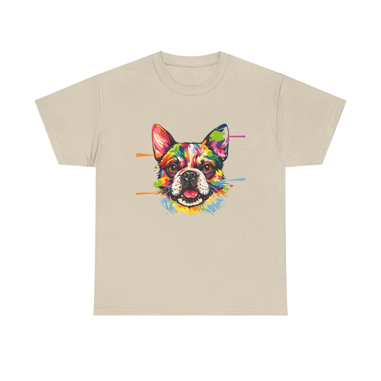 Colorful French Bulldog Art T-Shirt | Eco-Limited