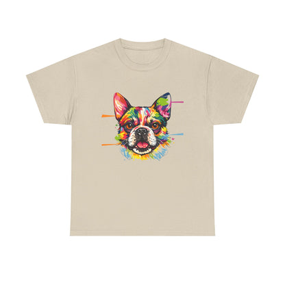 Colorful French Bulldog Art T-Shirt | Eco-Limited