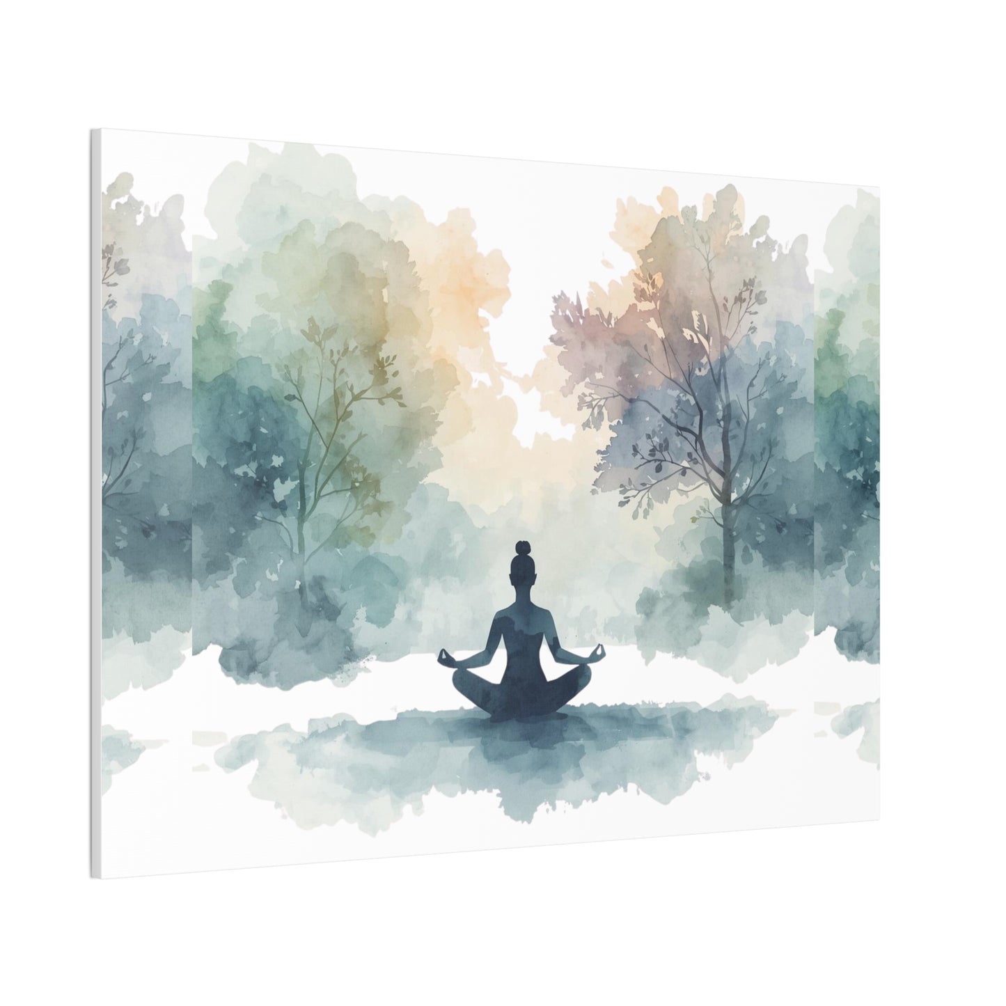 Peace Within Meditation Canvas Wall Art | Eco-Limited