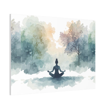 Peace Within Meditation Canvas Wall Art | Eco-Limited
