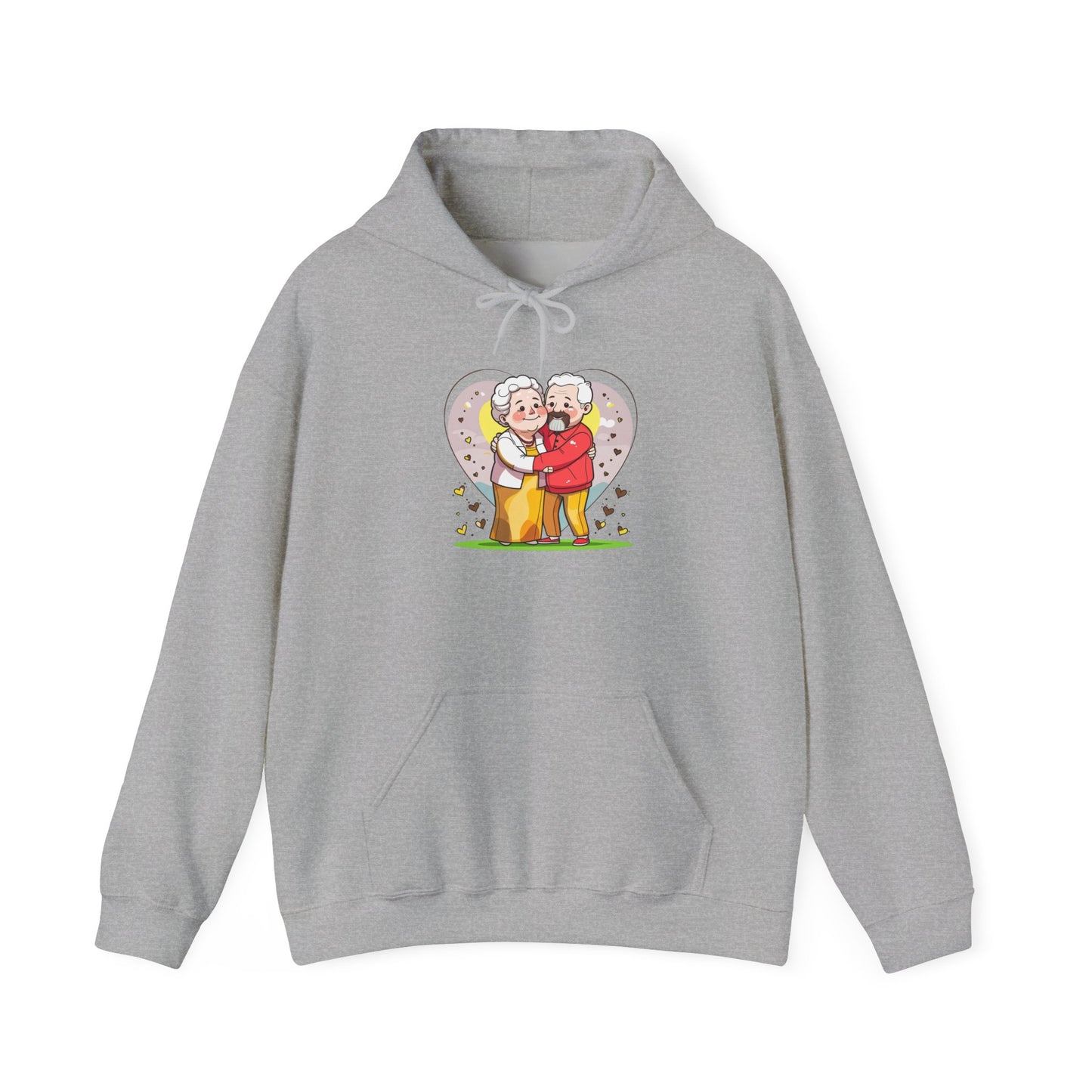 Heartwarming Elderly Couple Hoodie – Cozy Gift Style