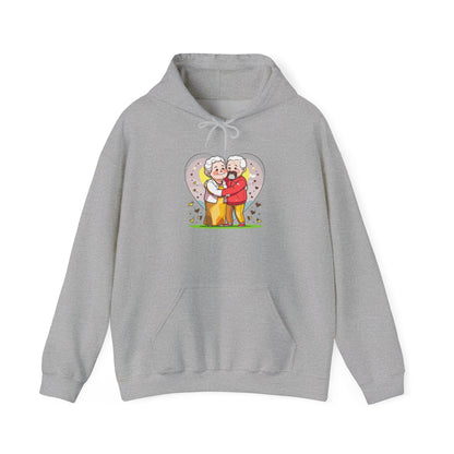 Heartwarming Elderly Couple Hoodie – Cozy Gift Style