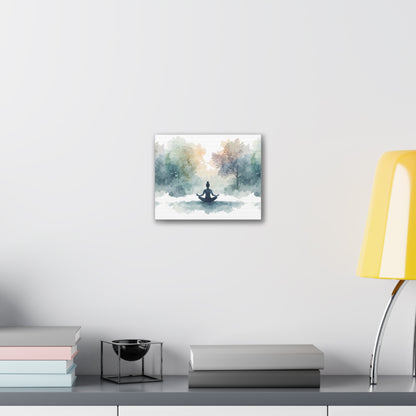 Peace Within Meditation Canvas Wall Art | Eco-Limited
